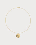 MONICA VINADER Aquarius Zodiac 18ct Yellow Gold Vermeil Pendant Necklace(Gold)