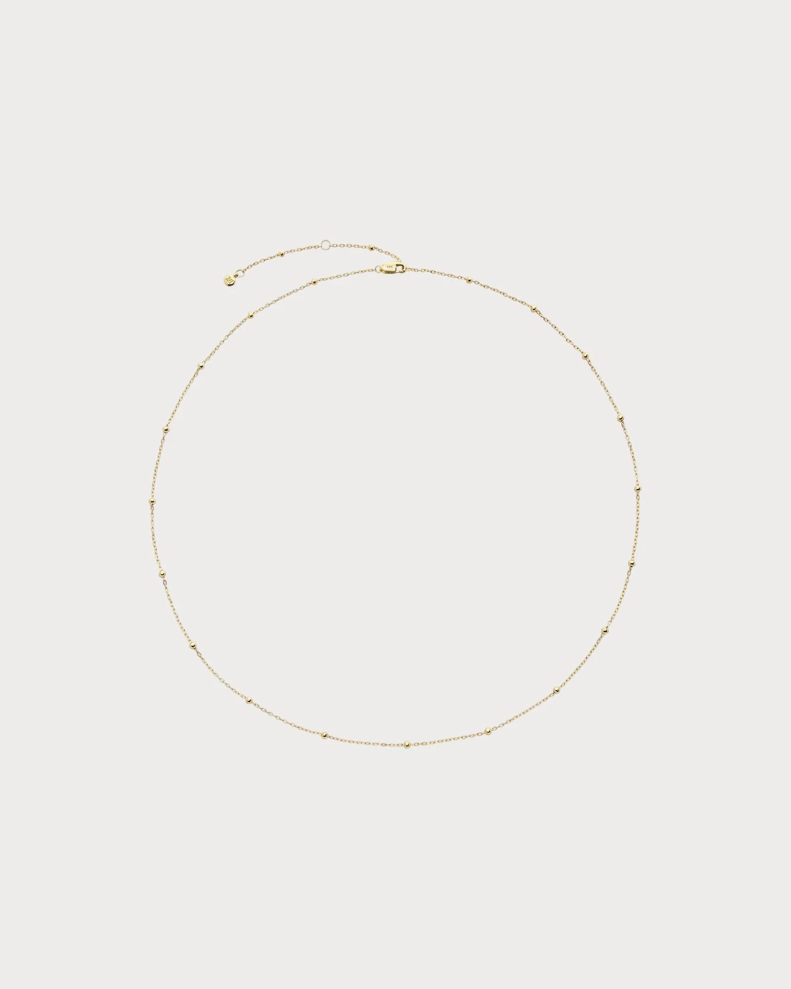 MONICA VINADER Beaded 14ct Yellow-Gold Chain Necklace(Gold)