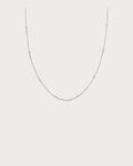 MONICA VINADER Beaded Rope 18ct Yellow Gold Vermeil Chain Necklace(Silver)