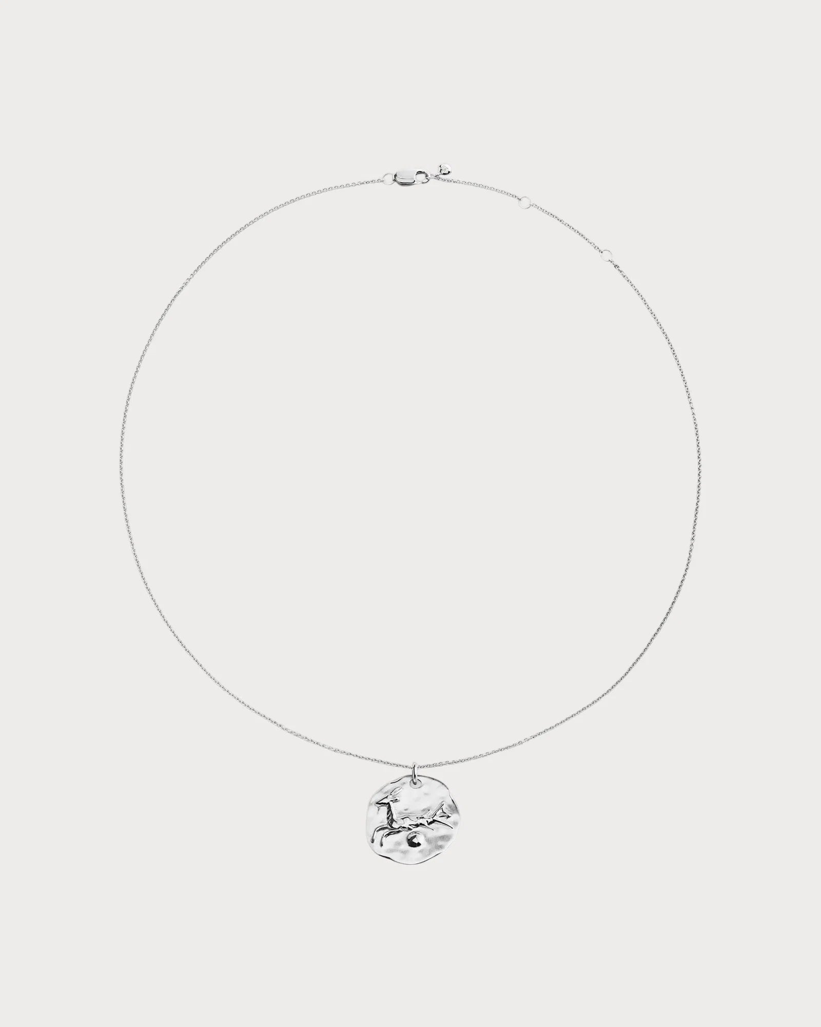 MONICA VINADER Capricorn Zodiac Sterling-Silver Pendant Necklace(Silver)