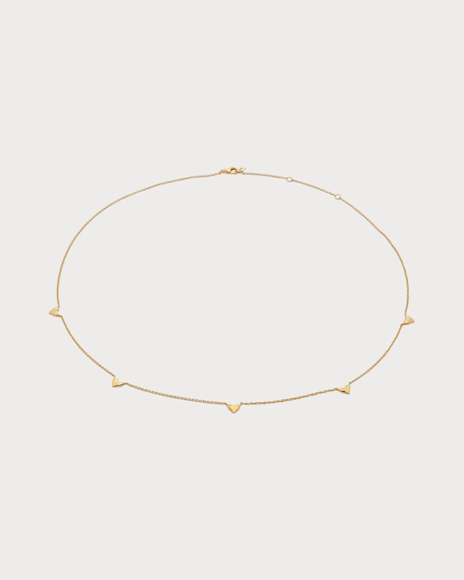 MONICA VINADER Heart Station 18ct Yellow Gold-Plated Vermeil Sterling-Silver Necklace(Gold)
