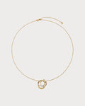 MONICA VINADER Nura Pave Wrap 18ct Yellow Gold Vermeil And Lab-Grown Diamond Necklace(Gold)