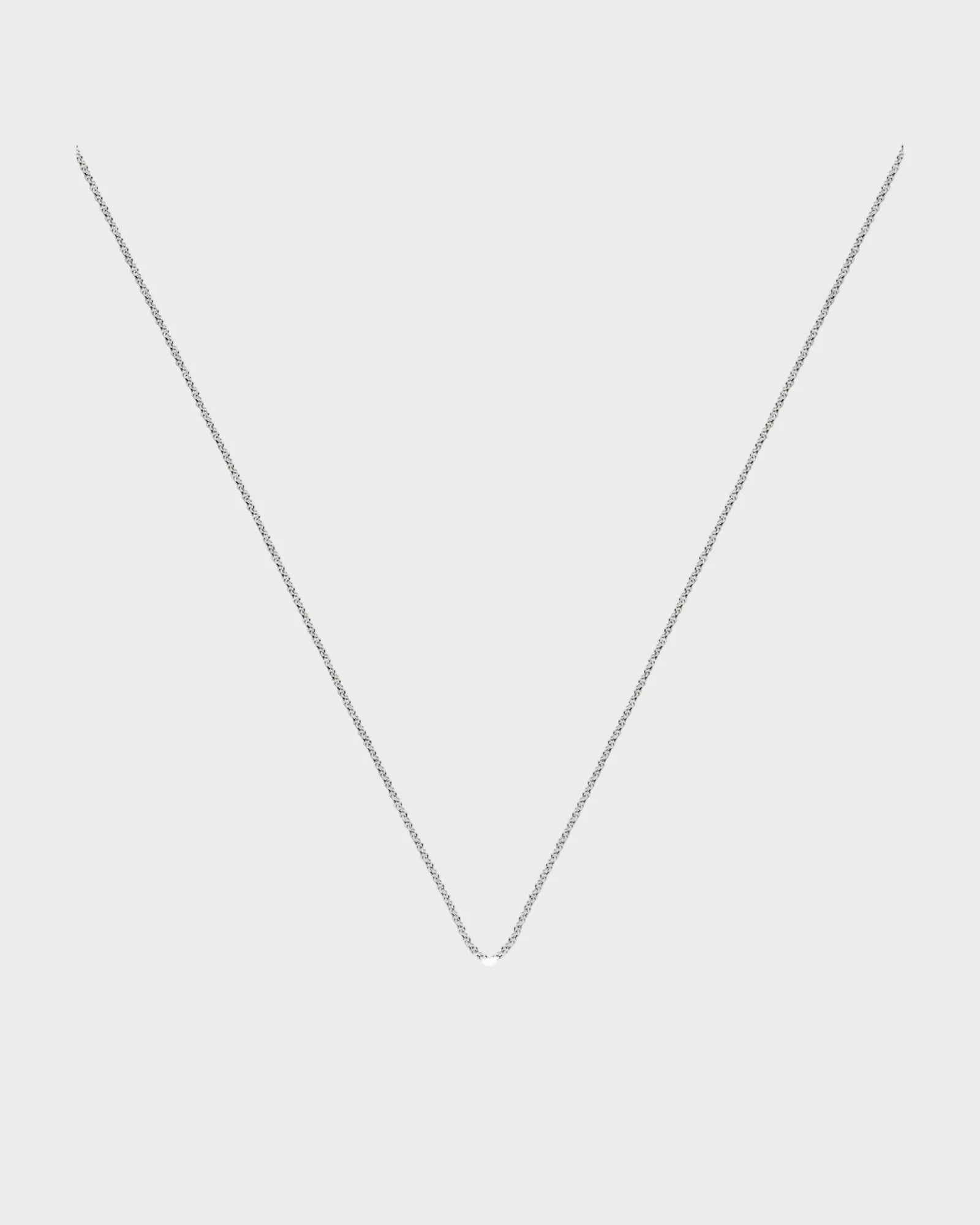 MONICA VINADER Sterling Silver Adjustable 15-17 Rolo Chain(Silver)